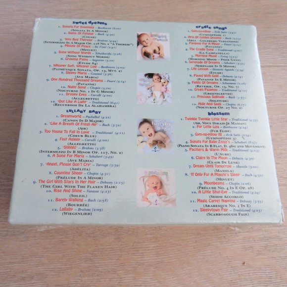 48 Bedtime Songs for Baby 4 CD SET Deadstock Vintage Y2K - Picture 7 of 10